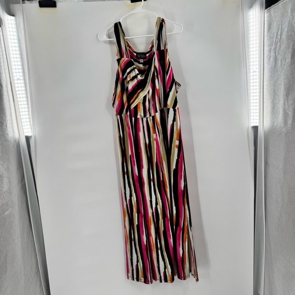 Bob Mackie Pink Maxi Sundress Sleeveless 3X - Picture 7 of 8